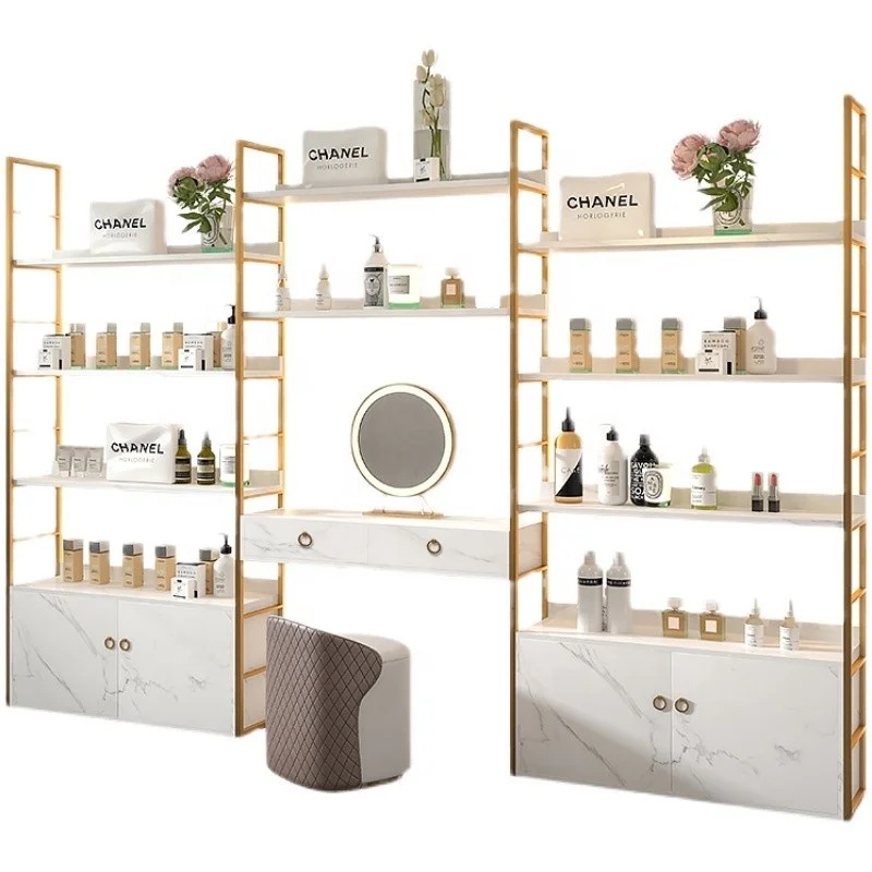 Luxury Skincare Shop - Vitrine de présentation de produits de